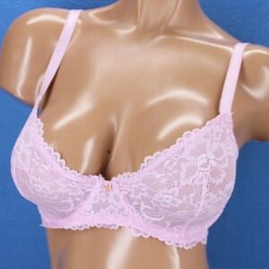 34C Savage X Fenty Lace Pink Bralette